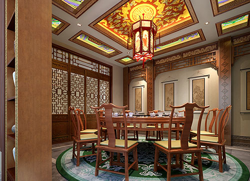 海南中式古典风格家居装修设计效果图