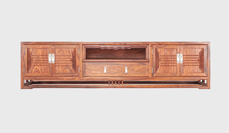 海南刺猬紫檀电视柜低柜现代中式全实木电视柜客厅高低柜