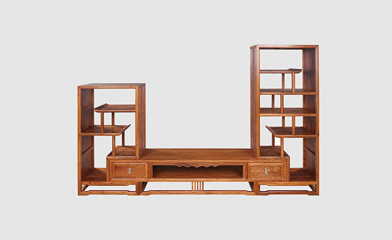 海南中式装饰厅柜组合家具效果图